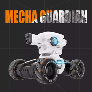  ماشین کنترلی شارژی لیزری نگهبان تیر ژله ای پرتاب کن Mecha Guardian Water Bomb Spray Car Remote Control 1:12 -اسباب بازی